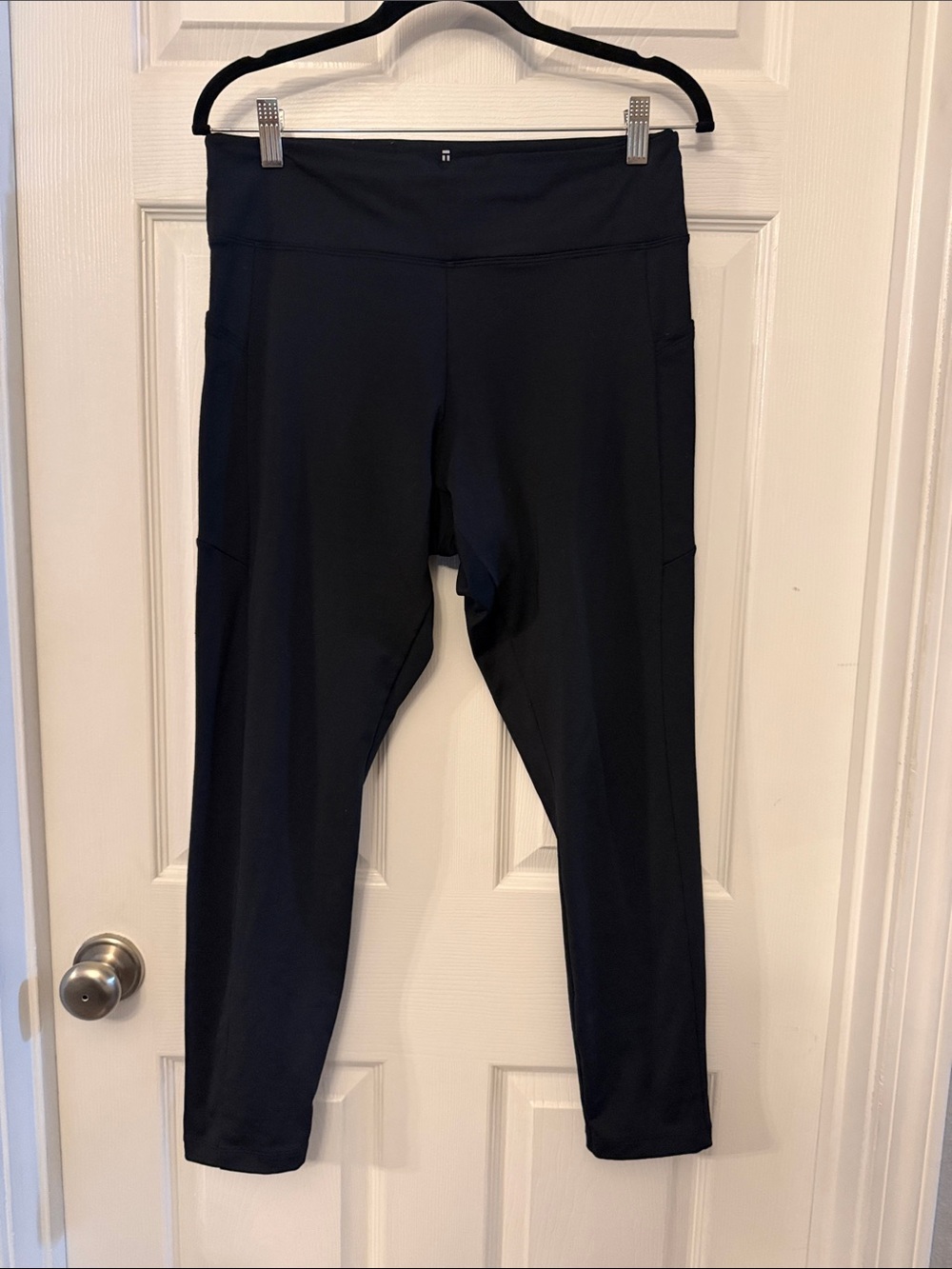 Tommy John Black High-Waist Leggings